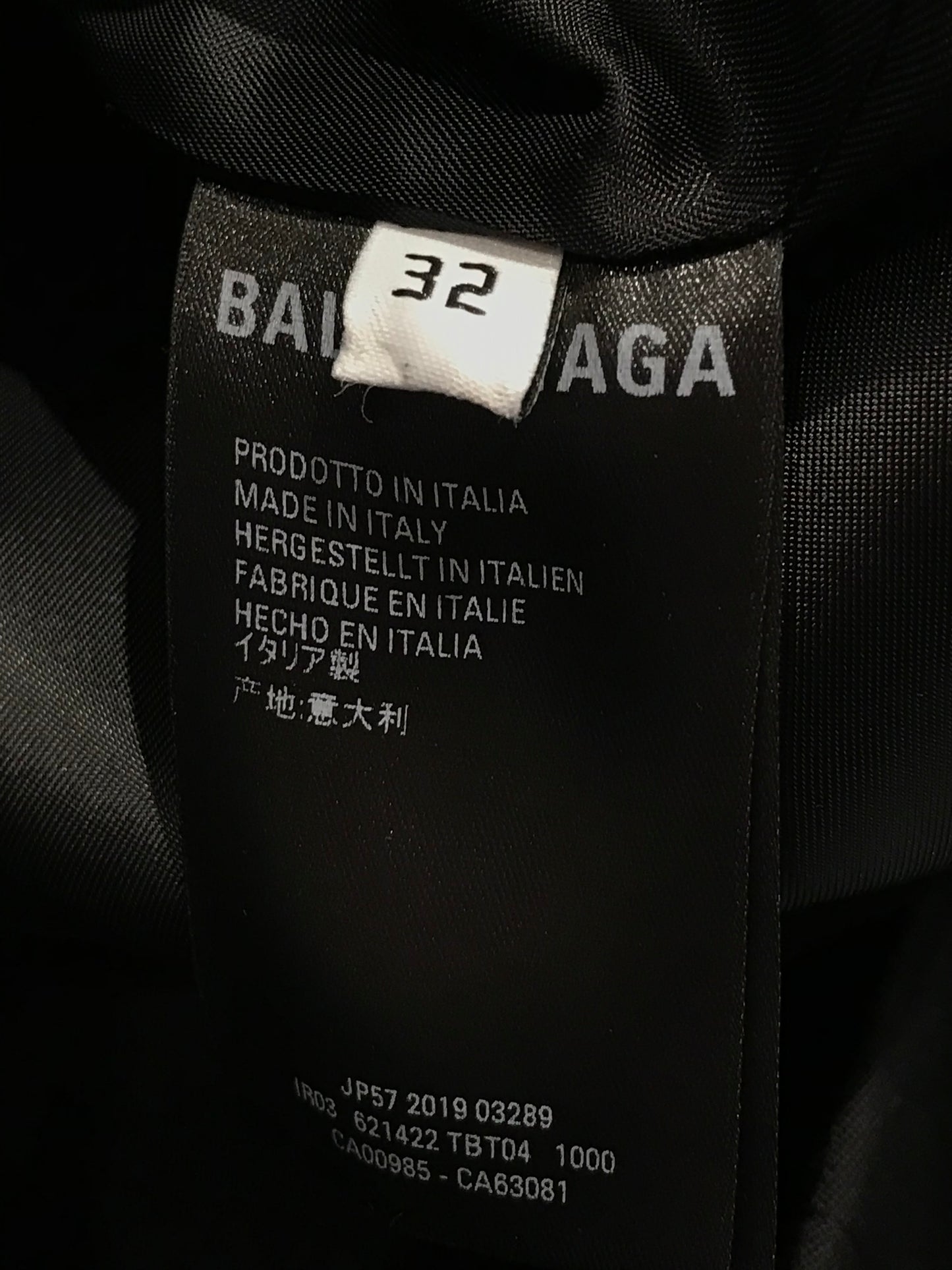 Manteau Balenciaga noir T.32