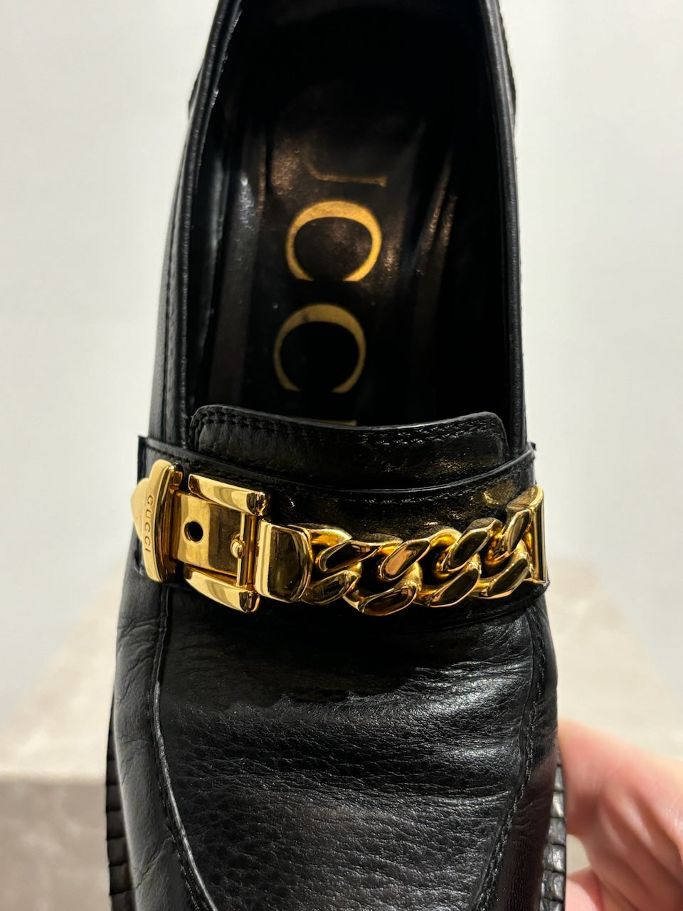 Escarpins Gucci noirs T.36,5