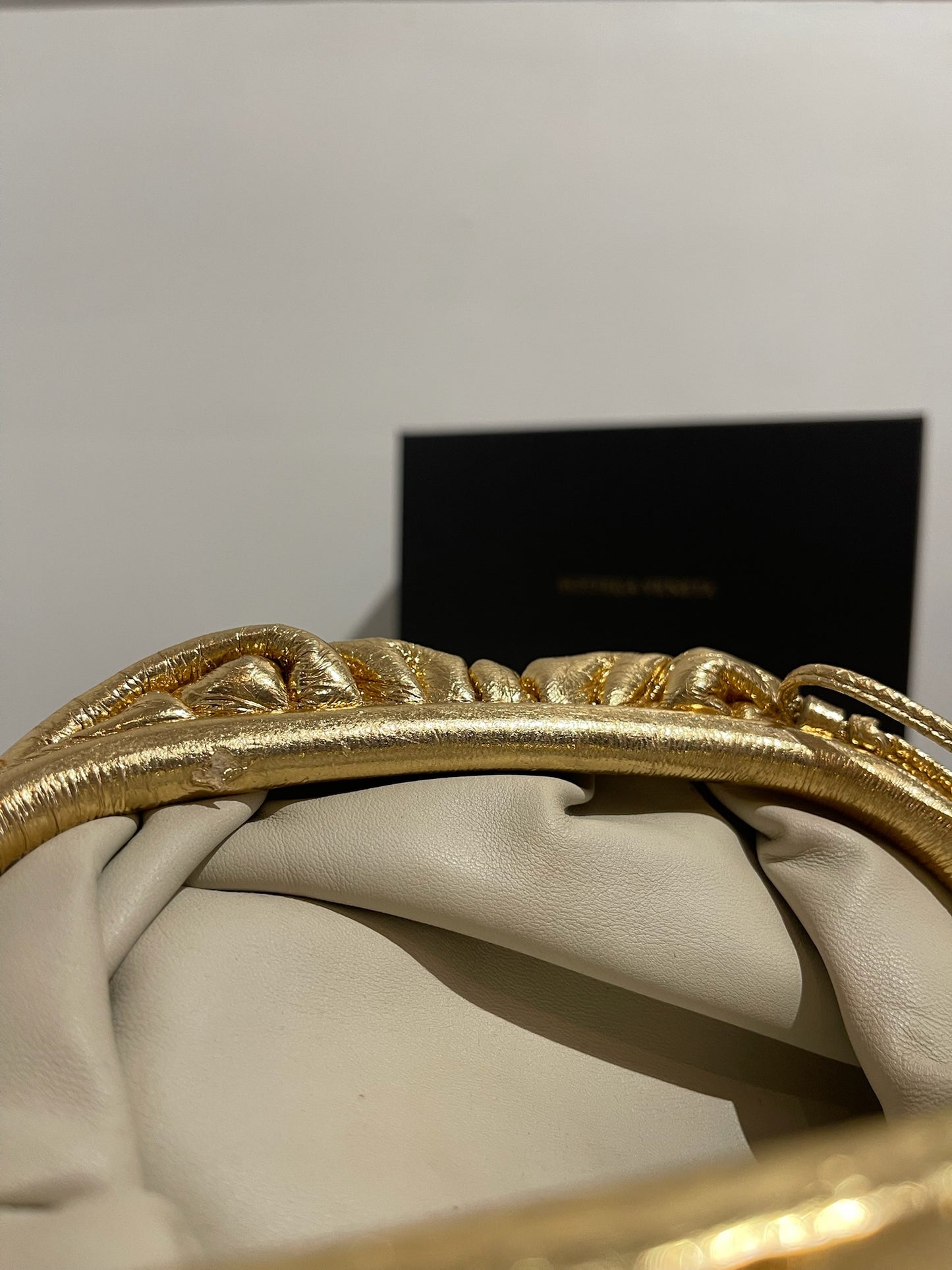 Sac Bottega Veneta Mini Pouch doré