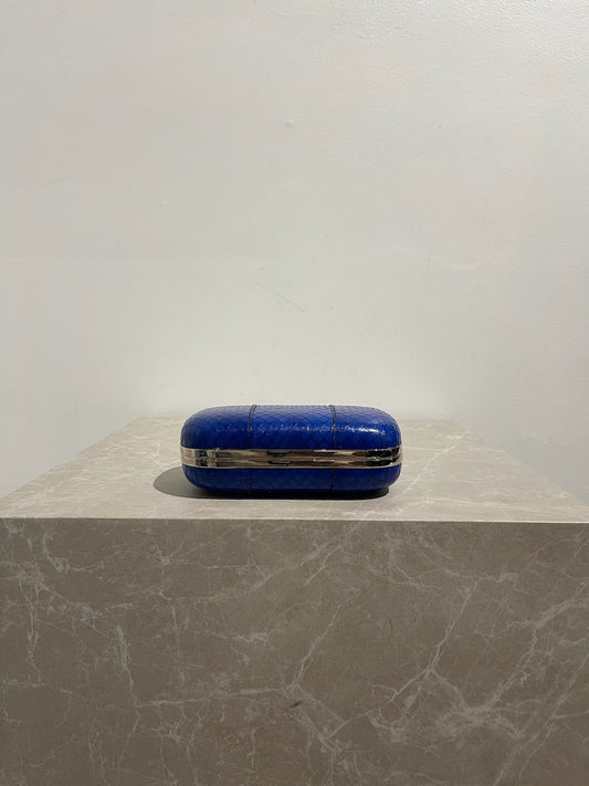 Minaudière Alexander McQueen bleue