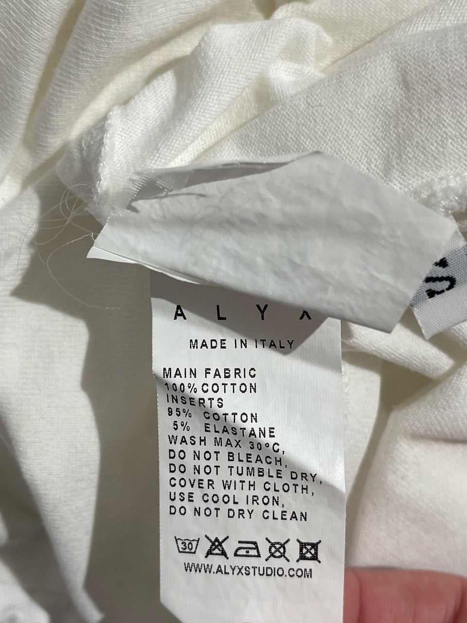 Top 1017 ALYX blanc T.S