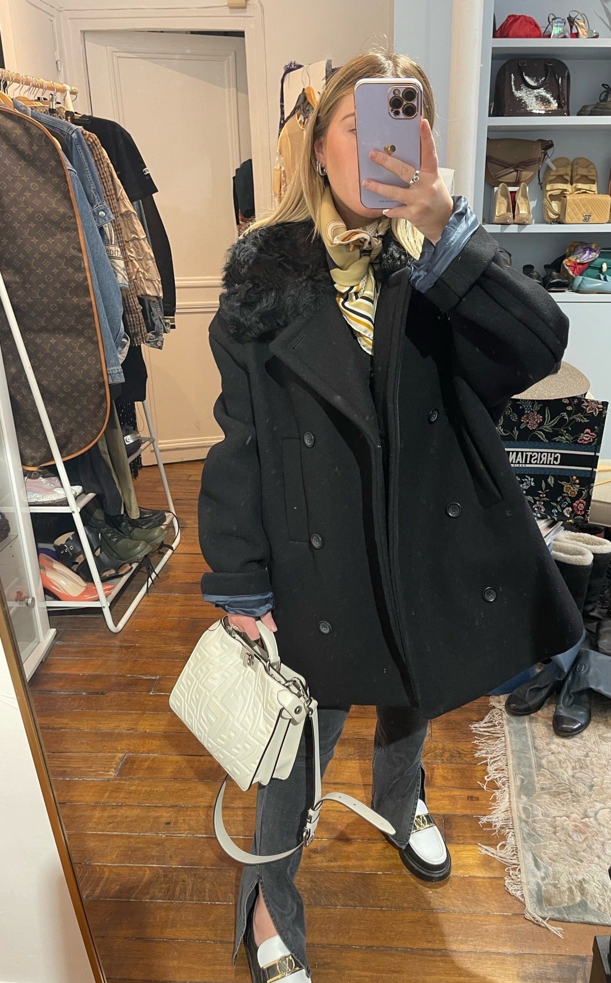 Manteau Acne Studios noir T.52