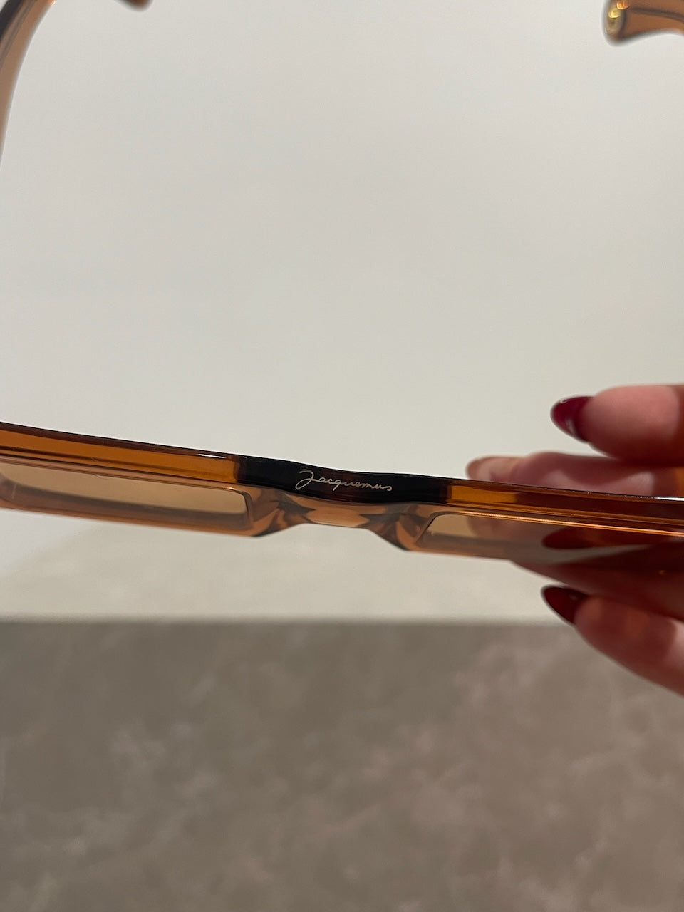 Lunettes Jacquemus orange