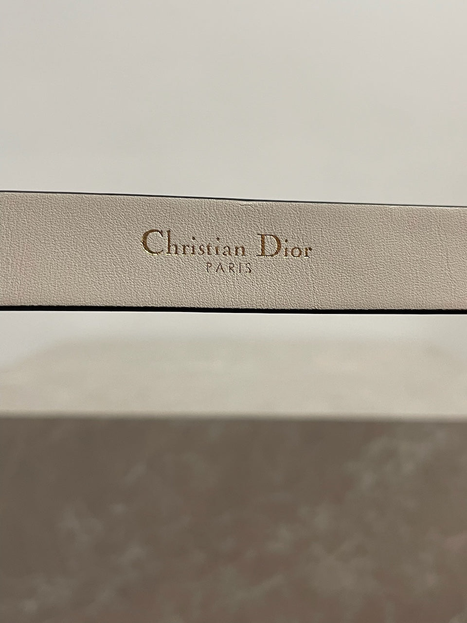 Ceinture Dior blanche T.80