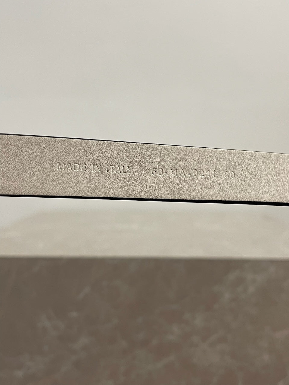 Ceinture Dior blanche T.80