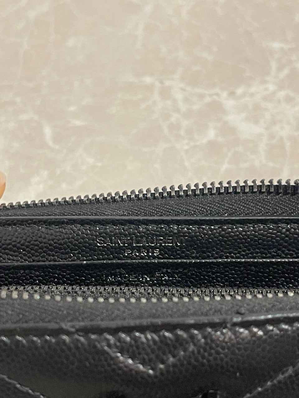 Portefeuille Saint Laurent noir