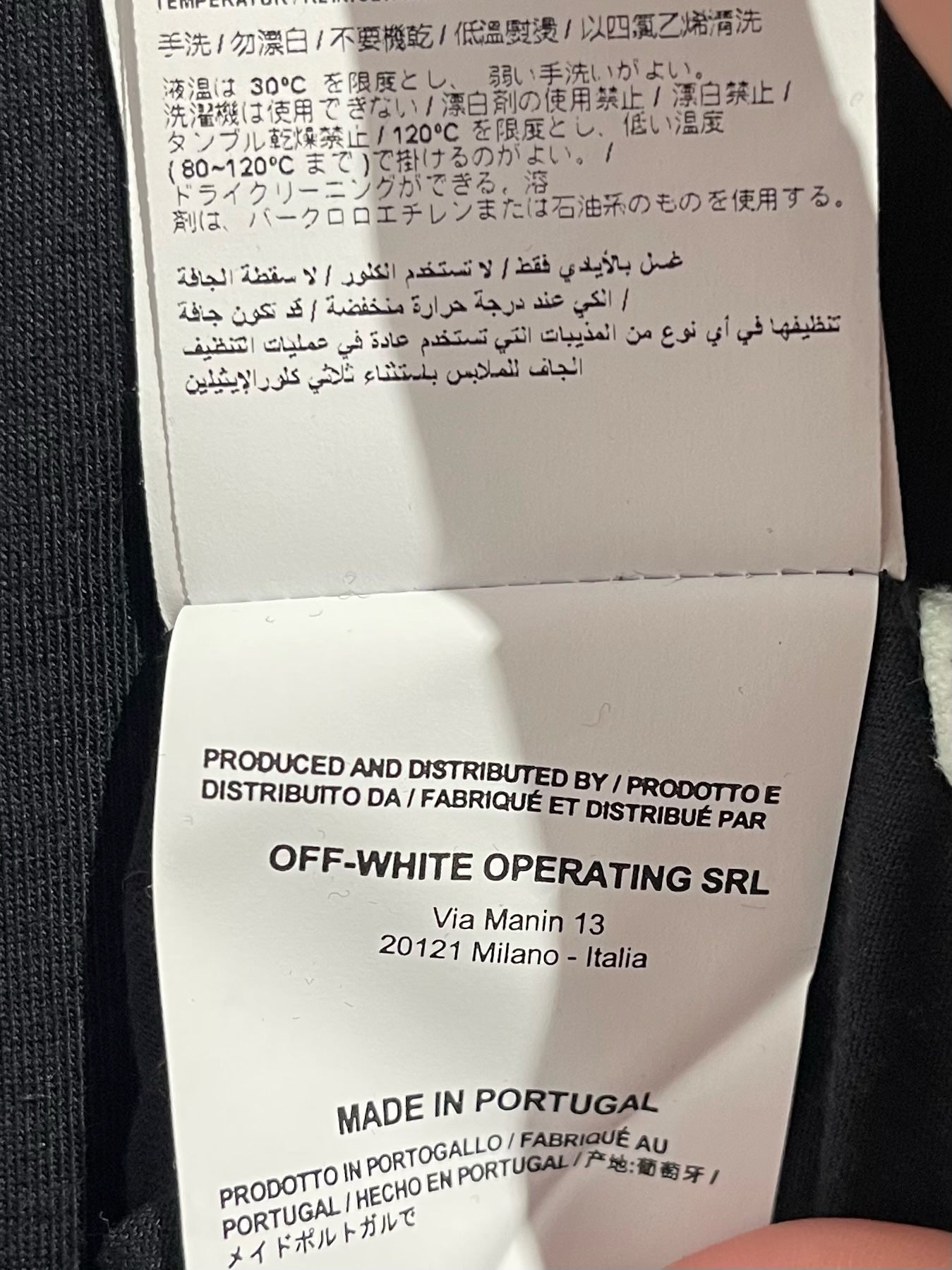 T-shirt Off-White noir T.S
