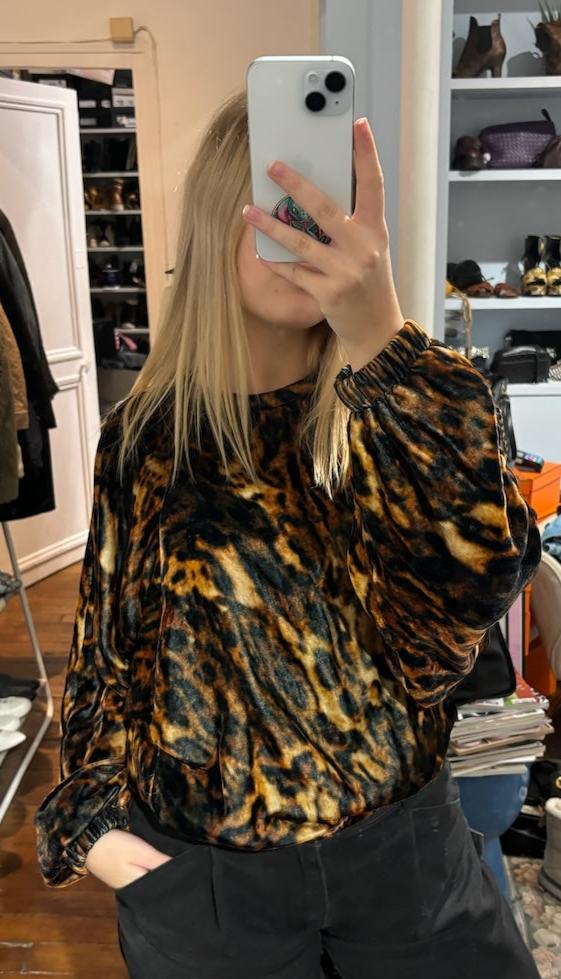 Top Isabel Marant leopard T.36