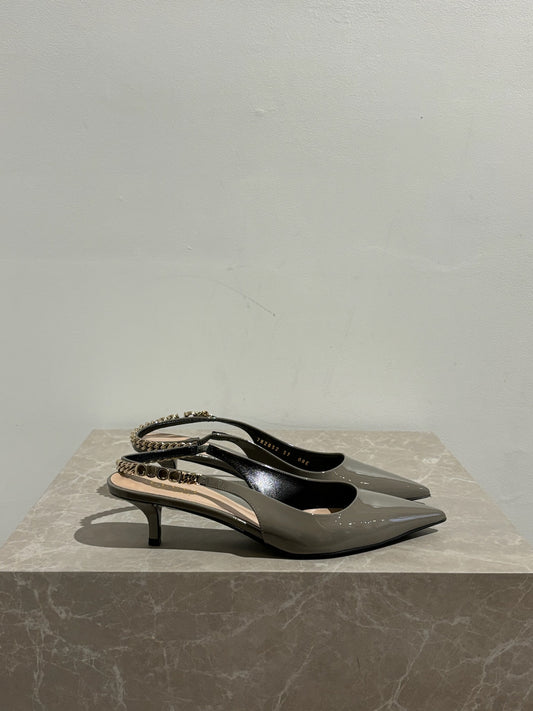 Escarpins Gucci gris T.37