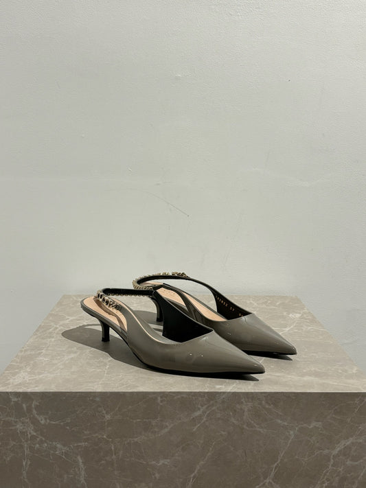 Escarpins Gucci gris T.37