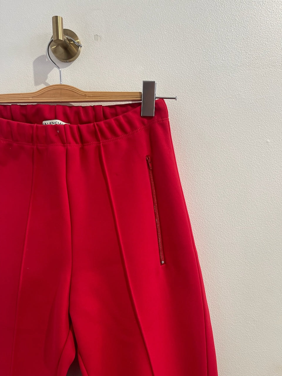 Pantalon Balenciaga rouge T.XS