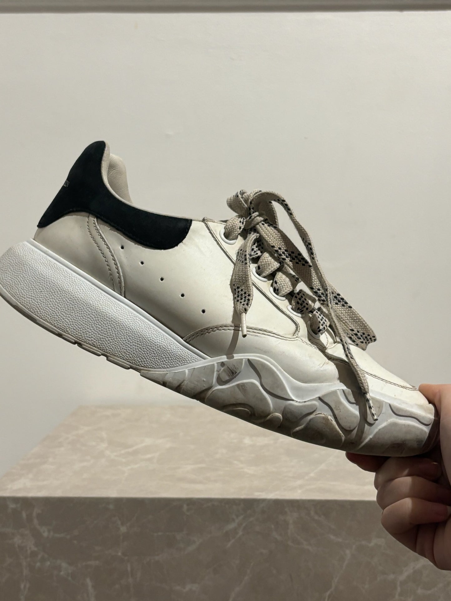 Baskets Alexander McQueen blanc T.38,5
