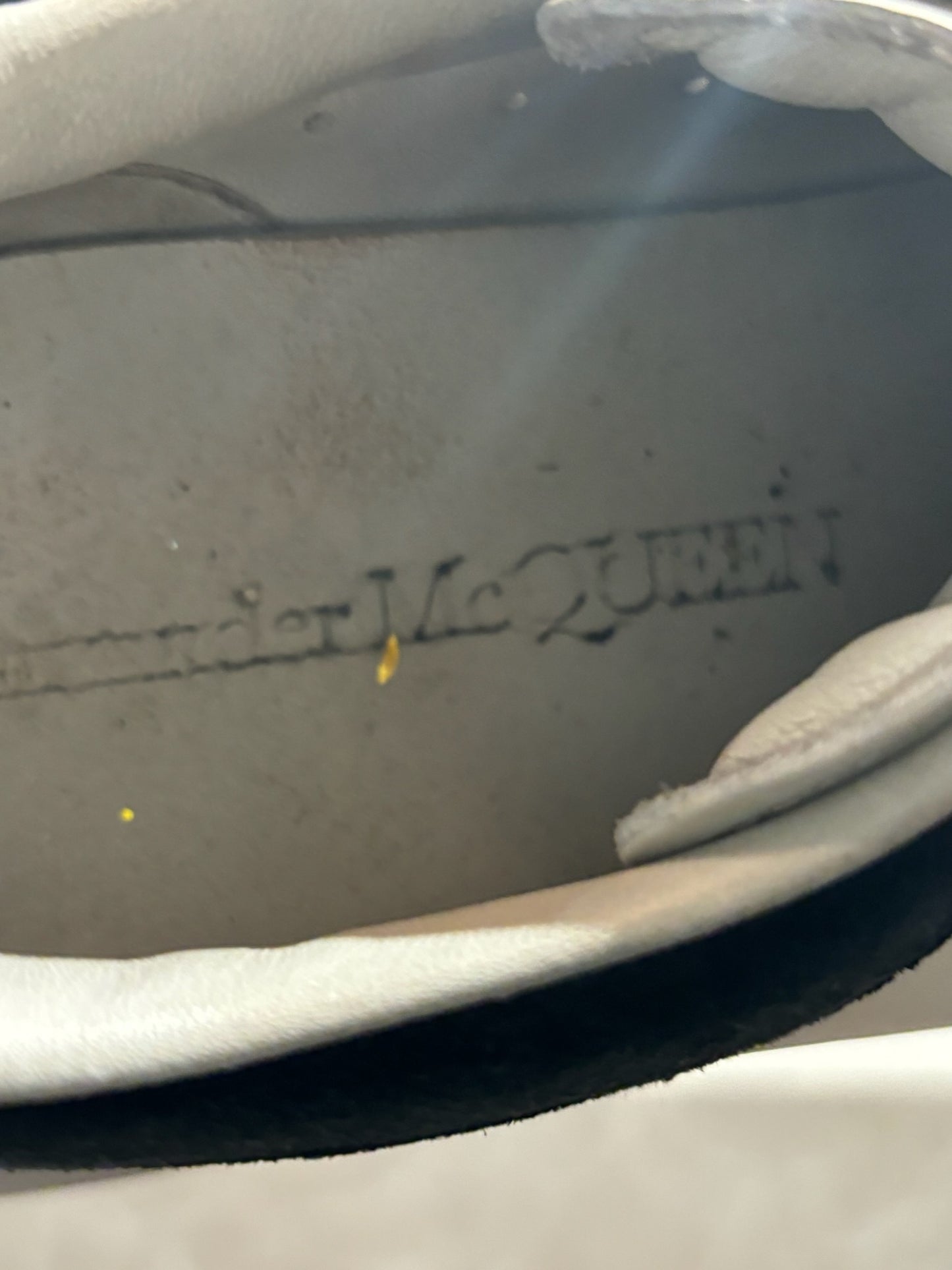 Baskets Alexander McQueen blanc T.38,5