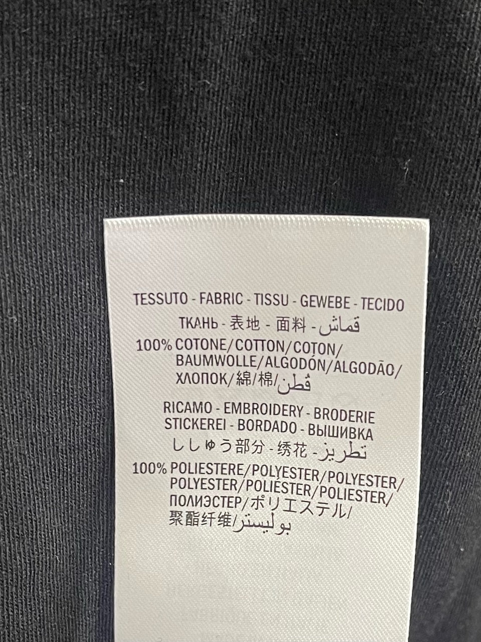 T-shirt Gucci noir T.L
