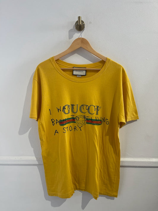 T-shirt Gucci jaune T.M