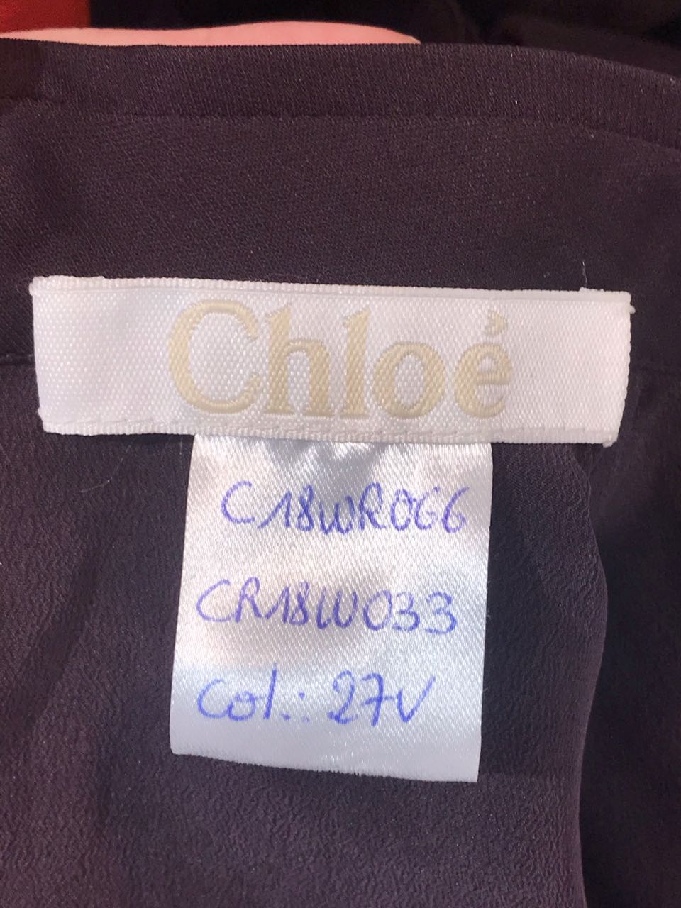 Robe Chloé prune T.36