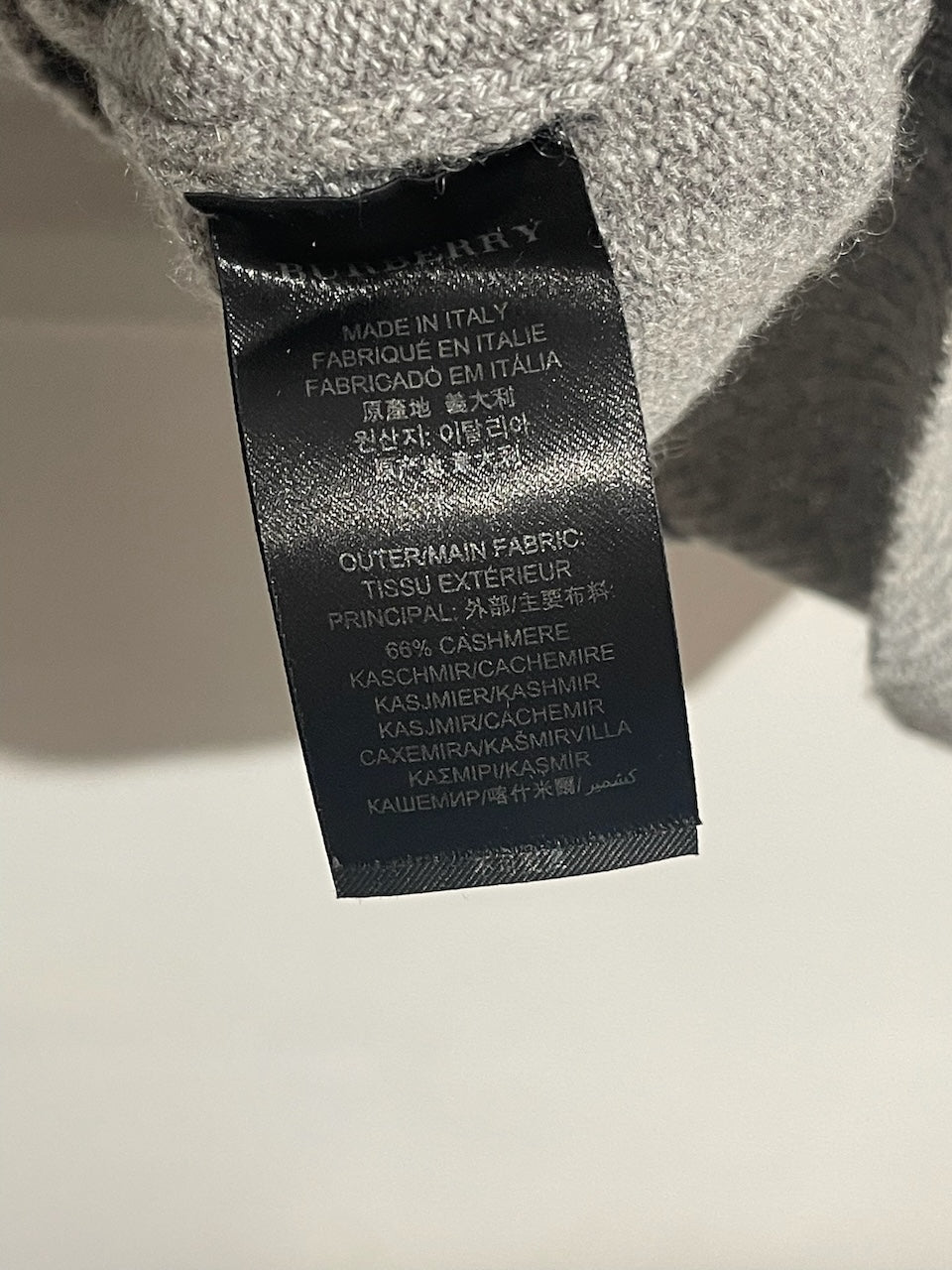 Pull Burberry gris T.S