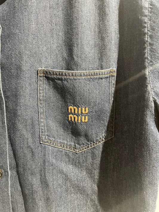 Chemise Miu Miu en jeans T.34