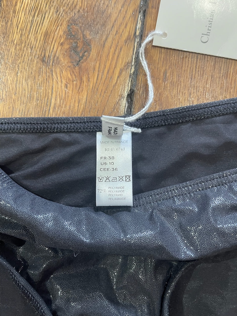 Maillot de bain Christian Dior noir NEUF