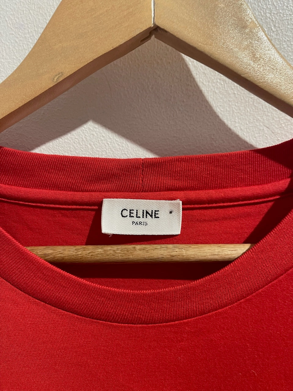T-shirt Céline rouge T.L NEUF