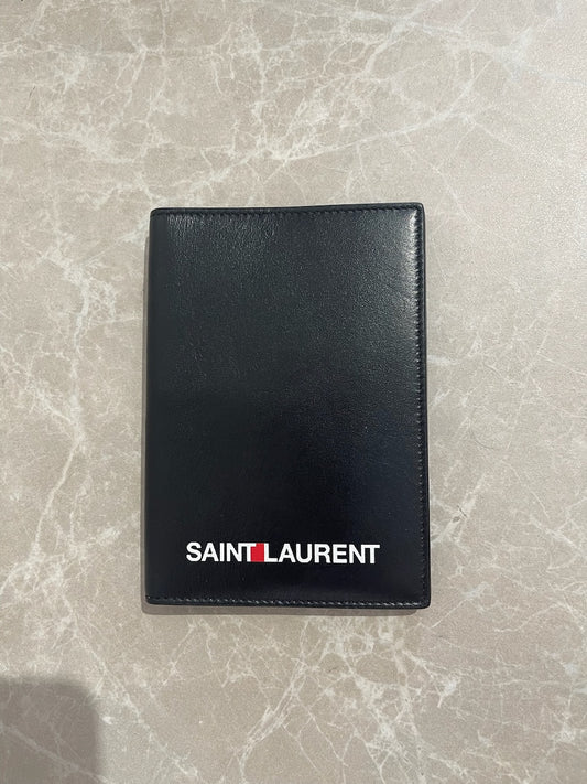 Protège passeport Saint Laurent noir