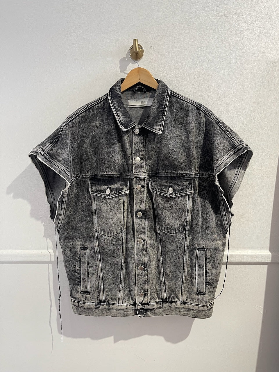 Veste Iro en jeans noir T.38