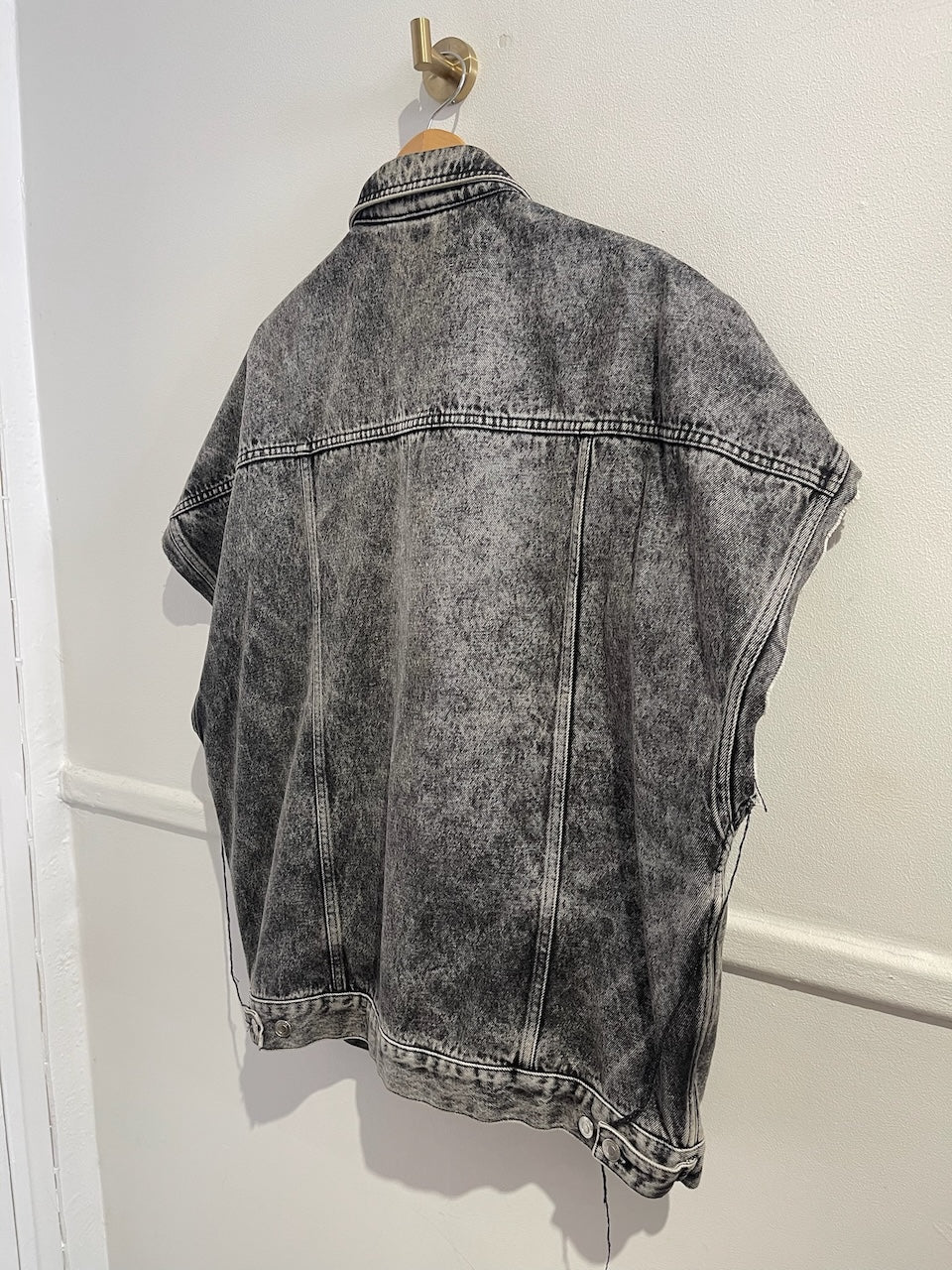 Veste Iro en jeans noir T.38