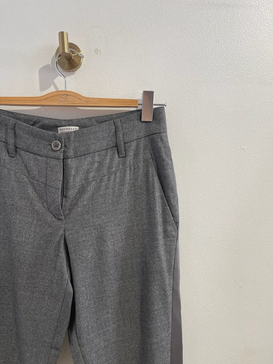 Pantalon Brunello Cucinelli gris T.36