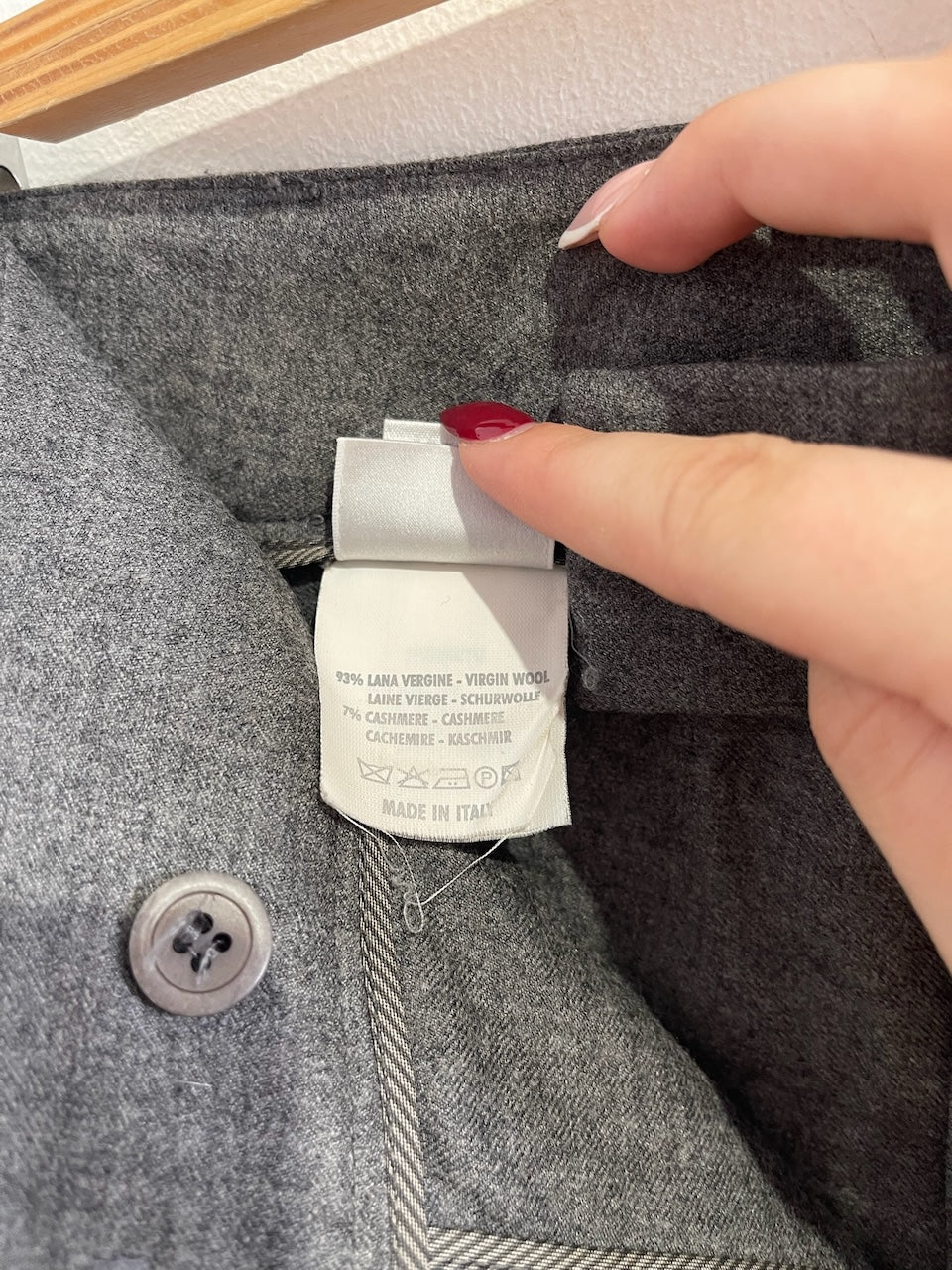Pantalon Brunello Cucinelli gris T.36
