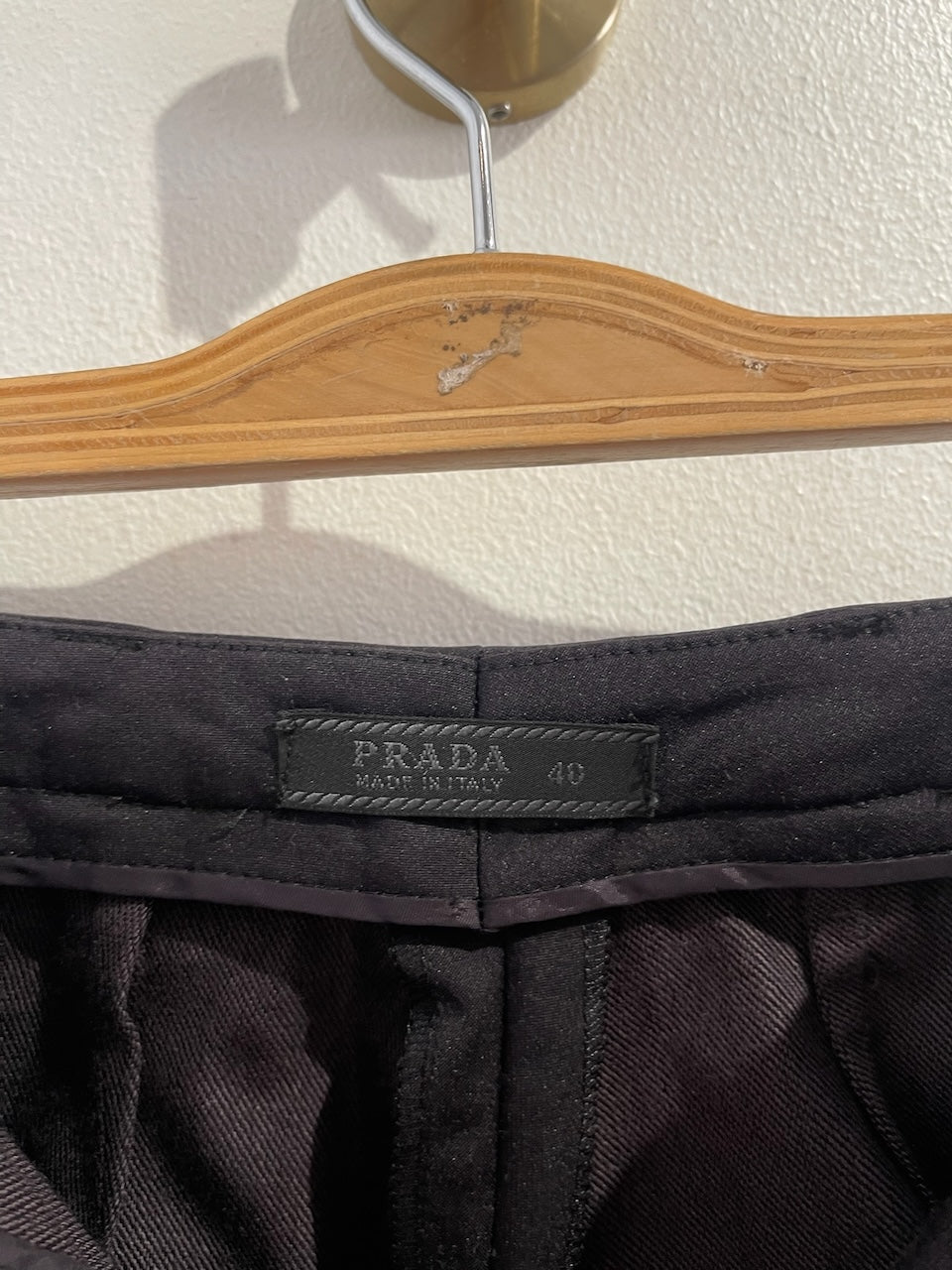 Pantalon Prada noir T.36
