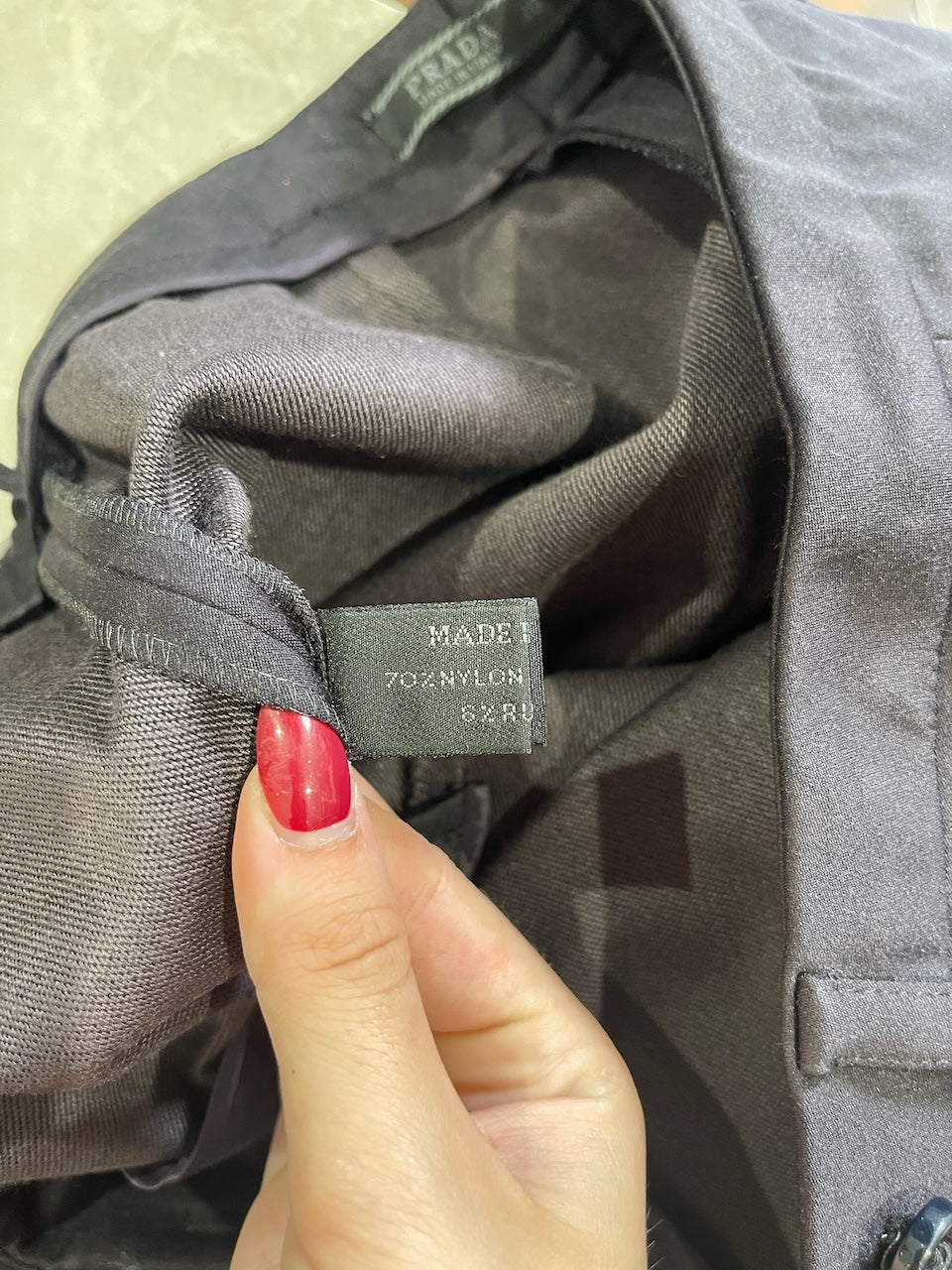 Pantalon Prada noir T.36