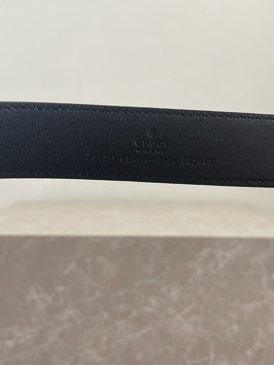 Ceinture Gucci noire T.60 Neuve