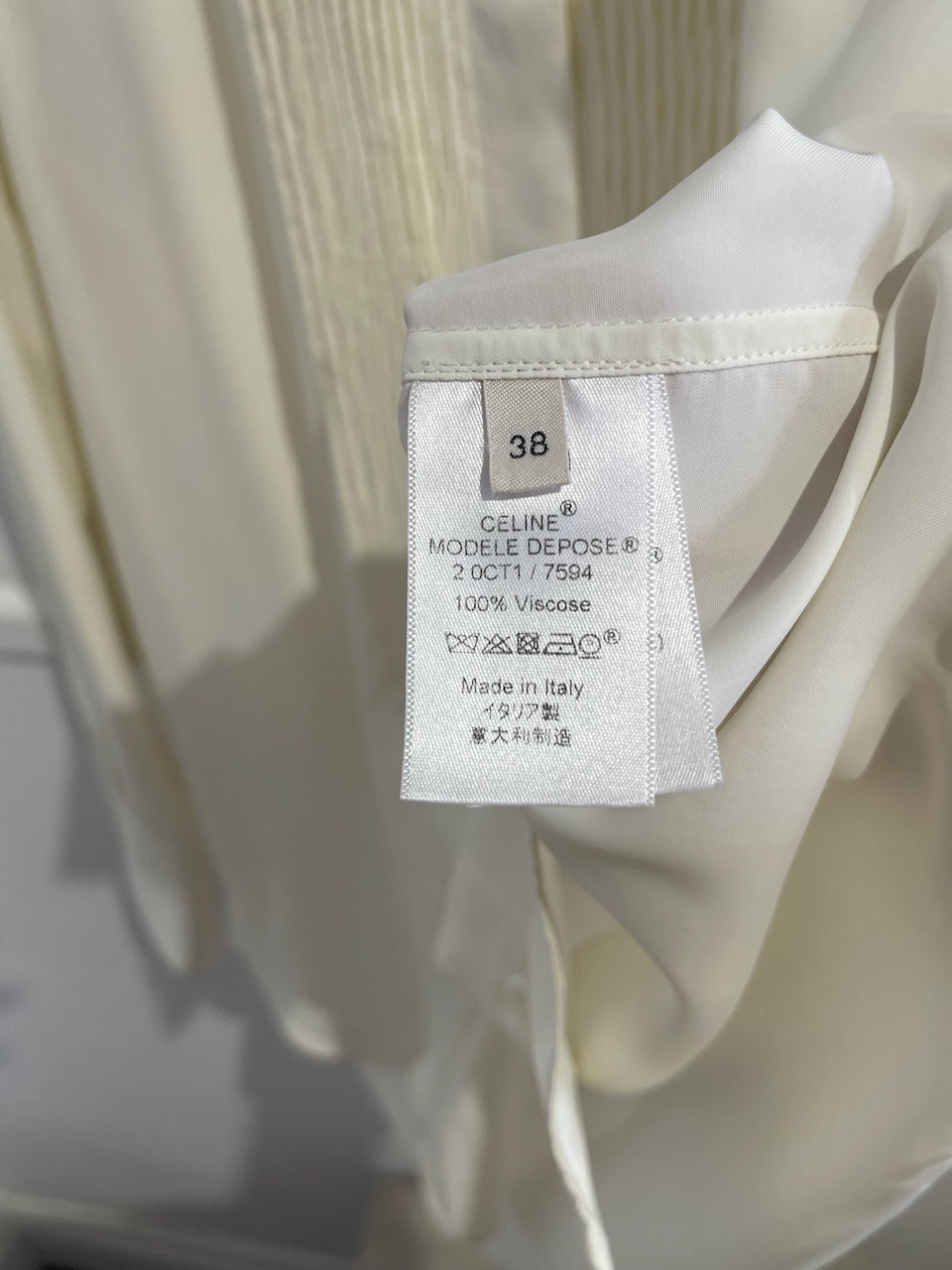 Chemise Celine blanche T.38