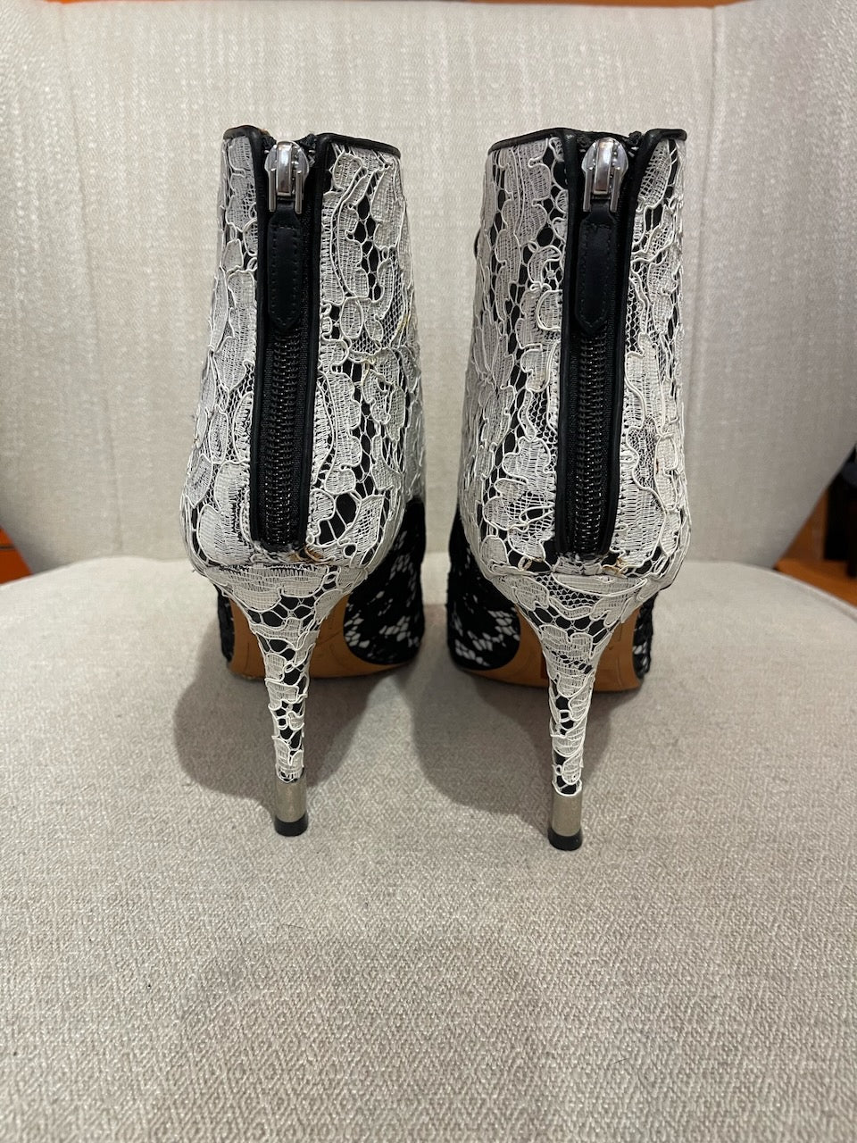 Boots Givenchy en dentelle T.37