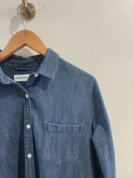 Chemise Marie Marot en jeans T.XL