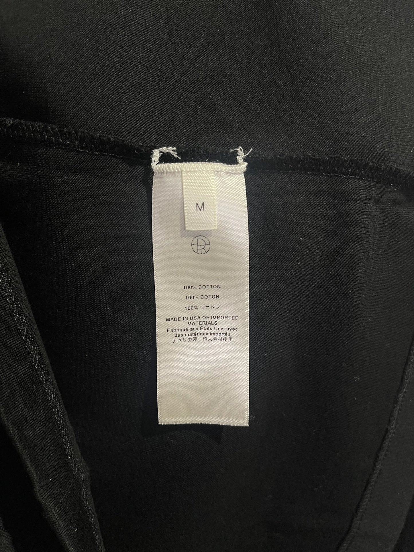 T-shirt The Row noir T.M