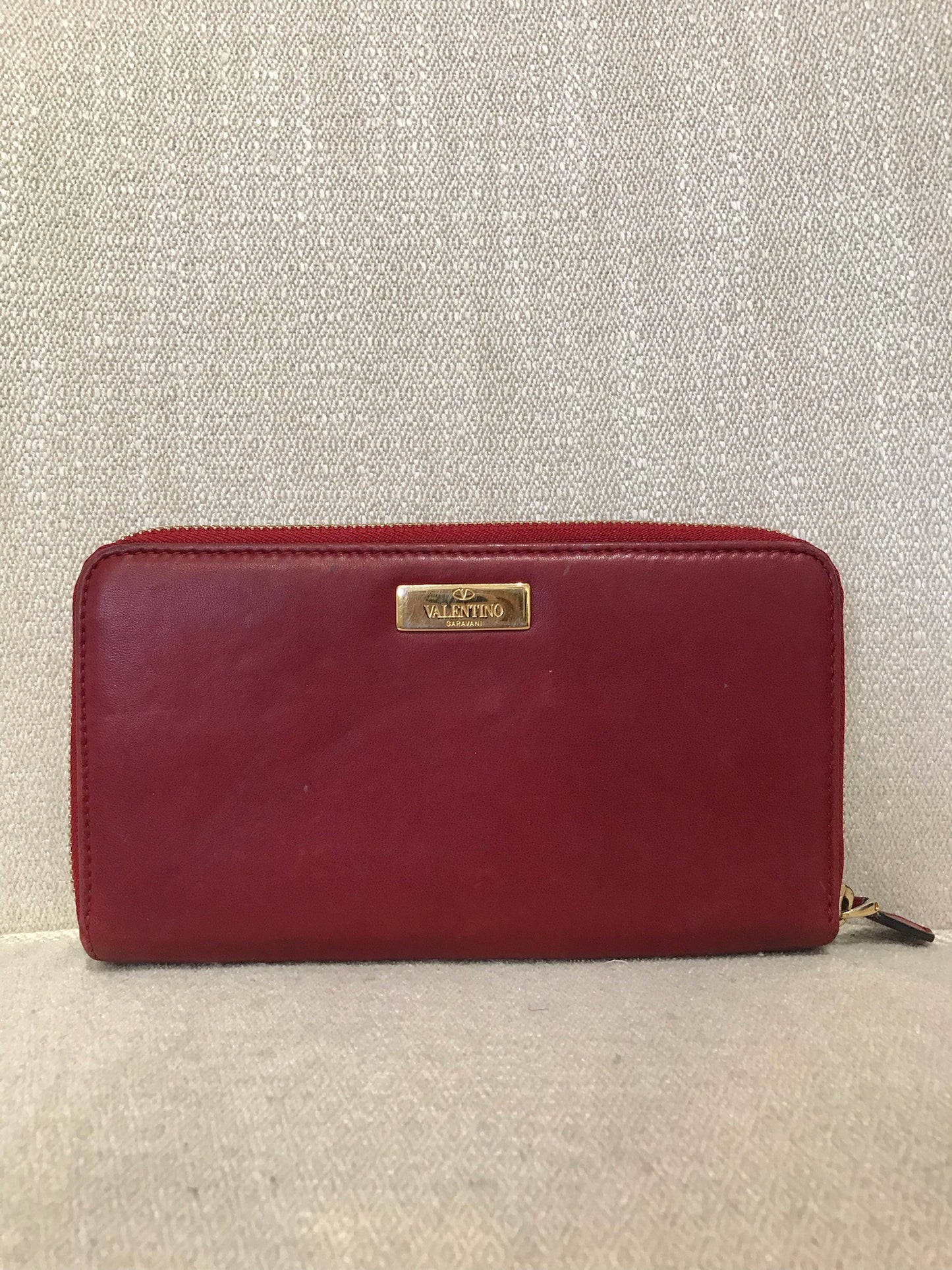 Portefeuille Valentino rouge