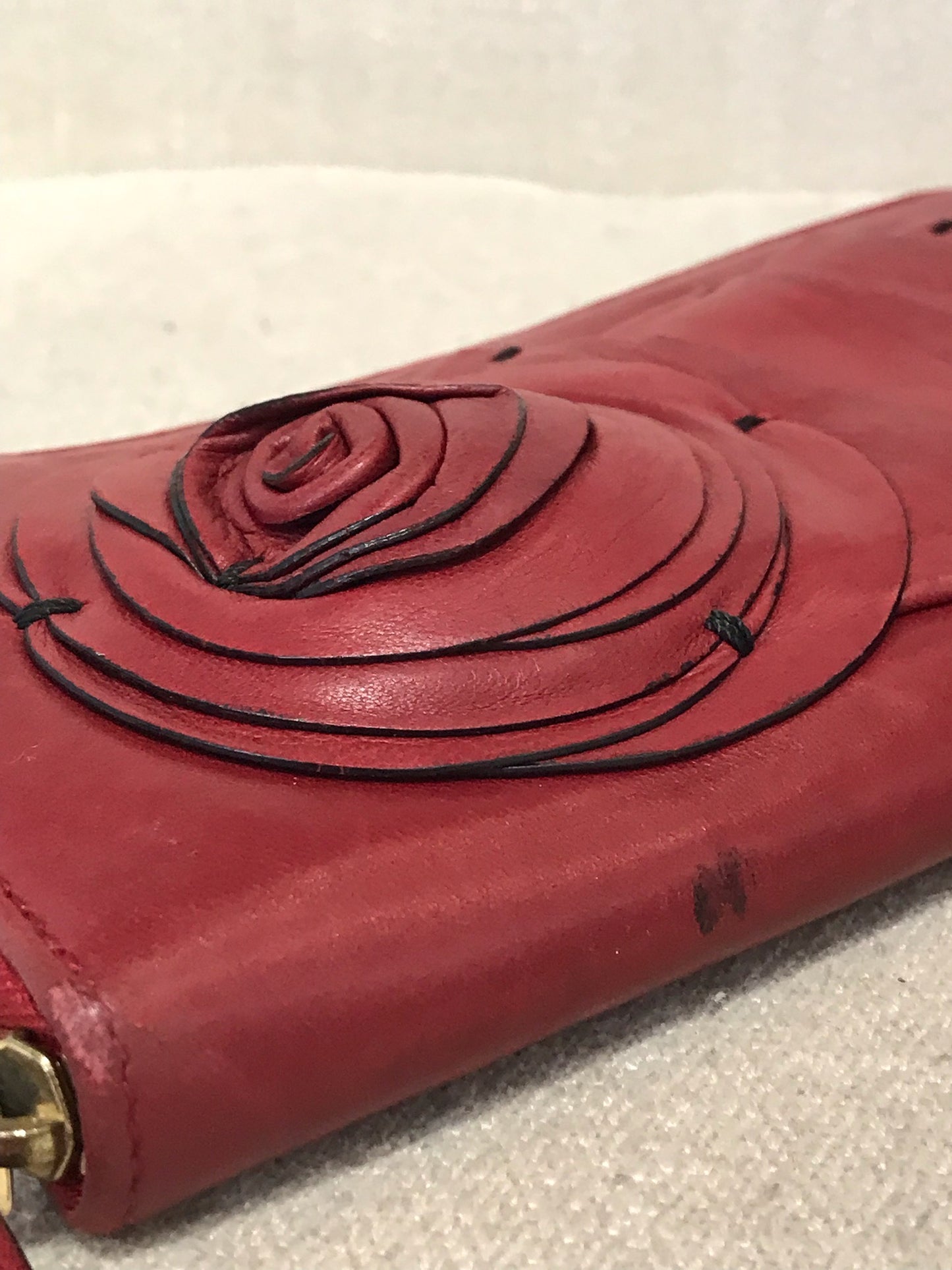 Portefeuille Valentino rouge