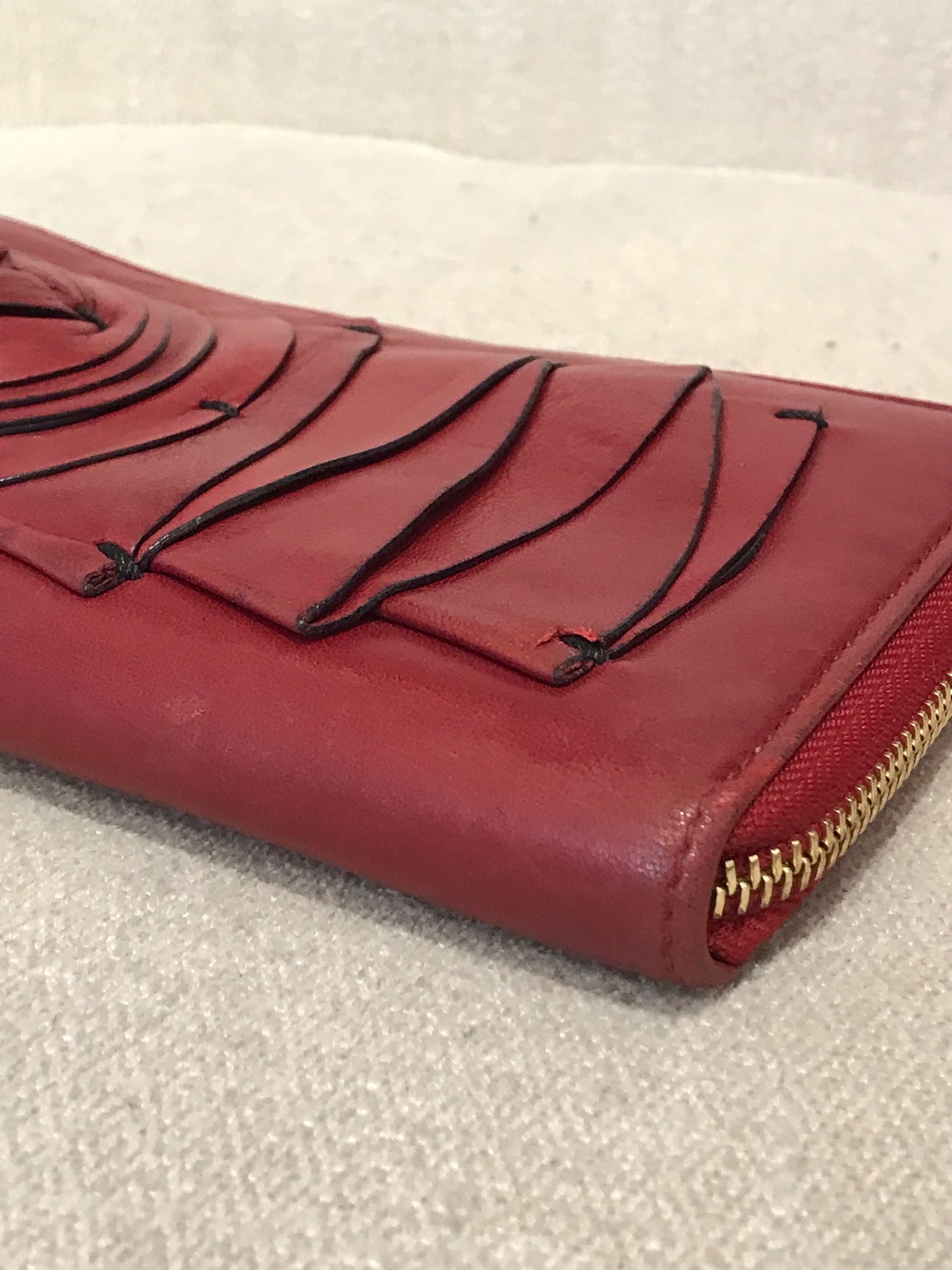 Portefeuille Valentino rouge