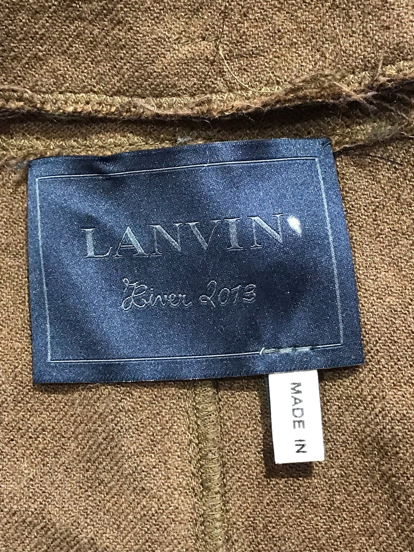 Manteau Lanvin kaki