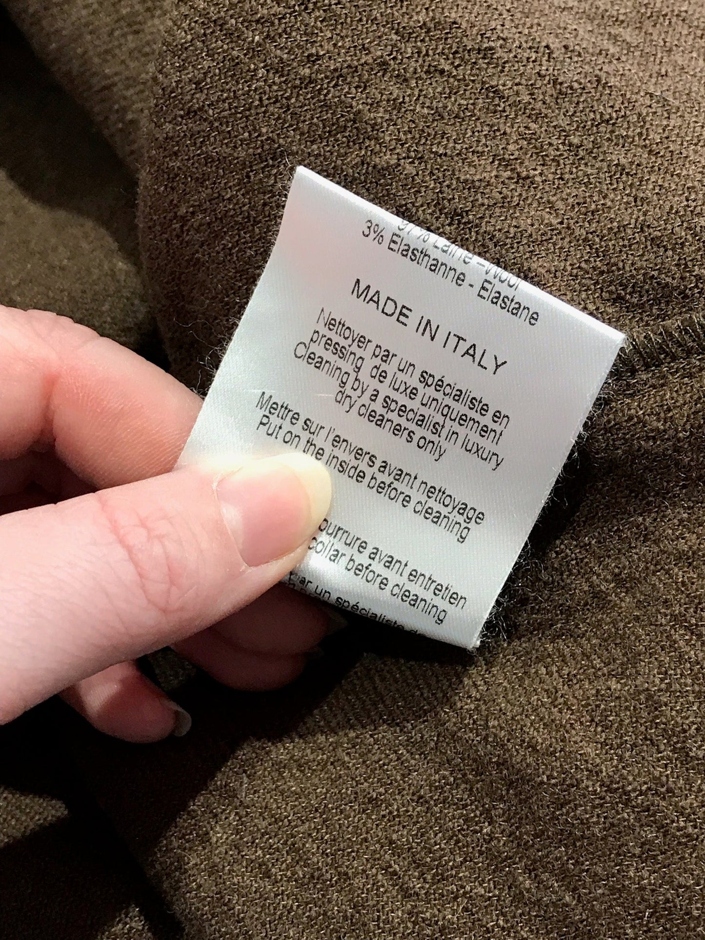Manteau Lanvin kaki