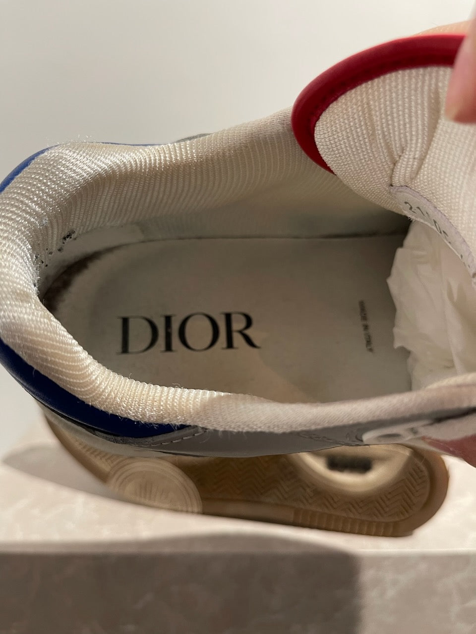Baskets Dior B27 bleues T.41