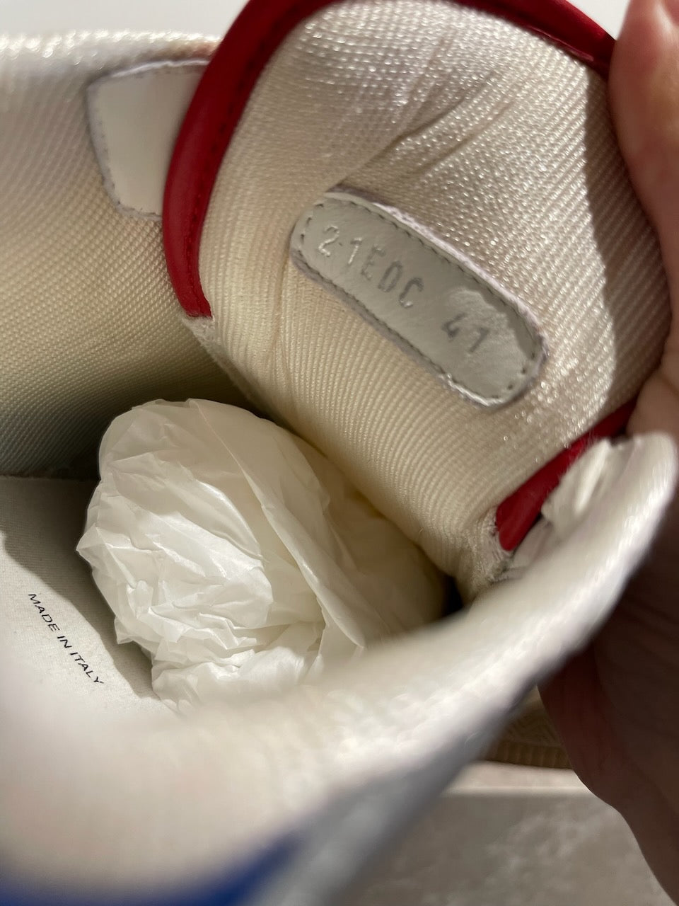 Baskets Dior B27 bleues T.41