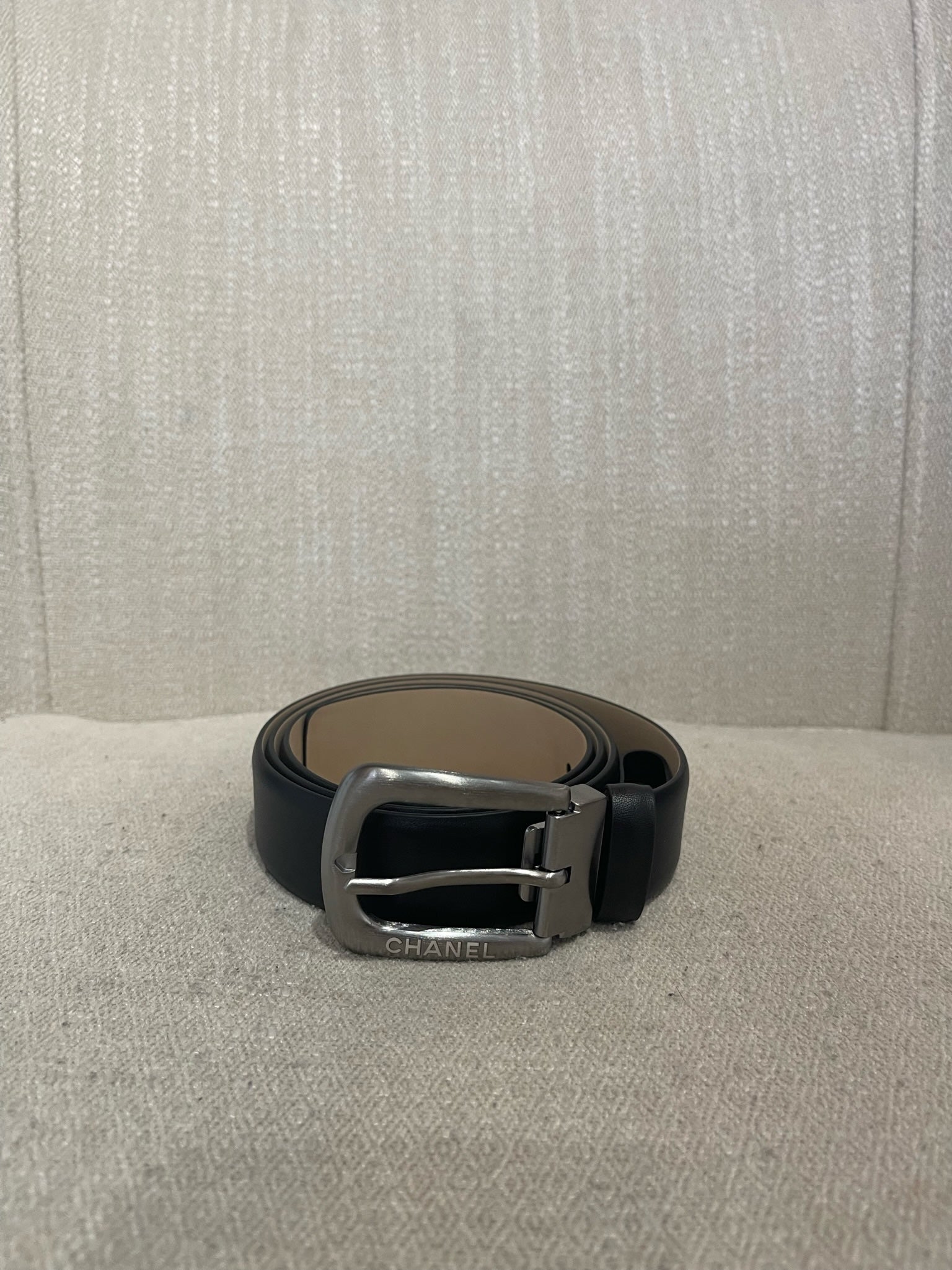 Ceinture chanel clearance noir