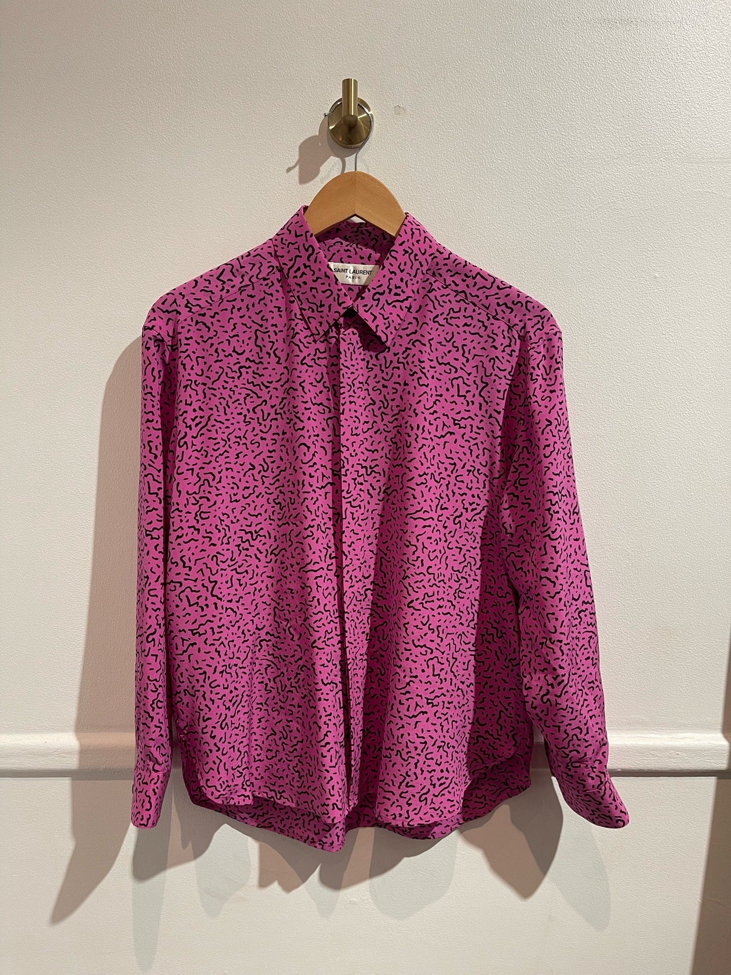 Chemisier Saint Laurent fushia T.40