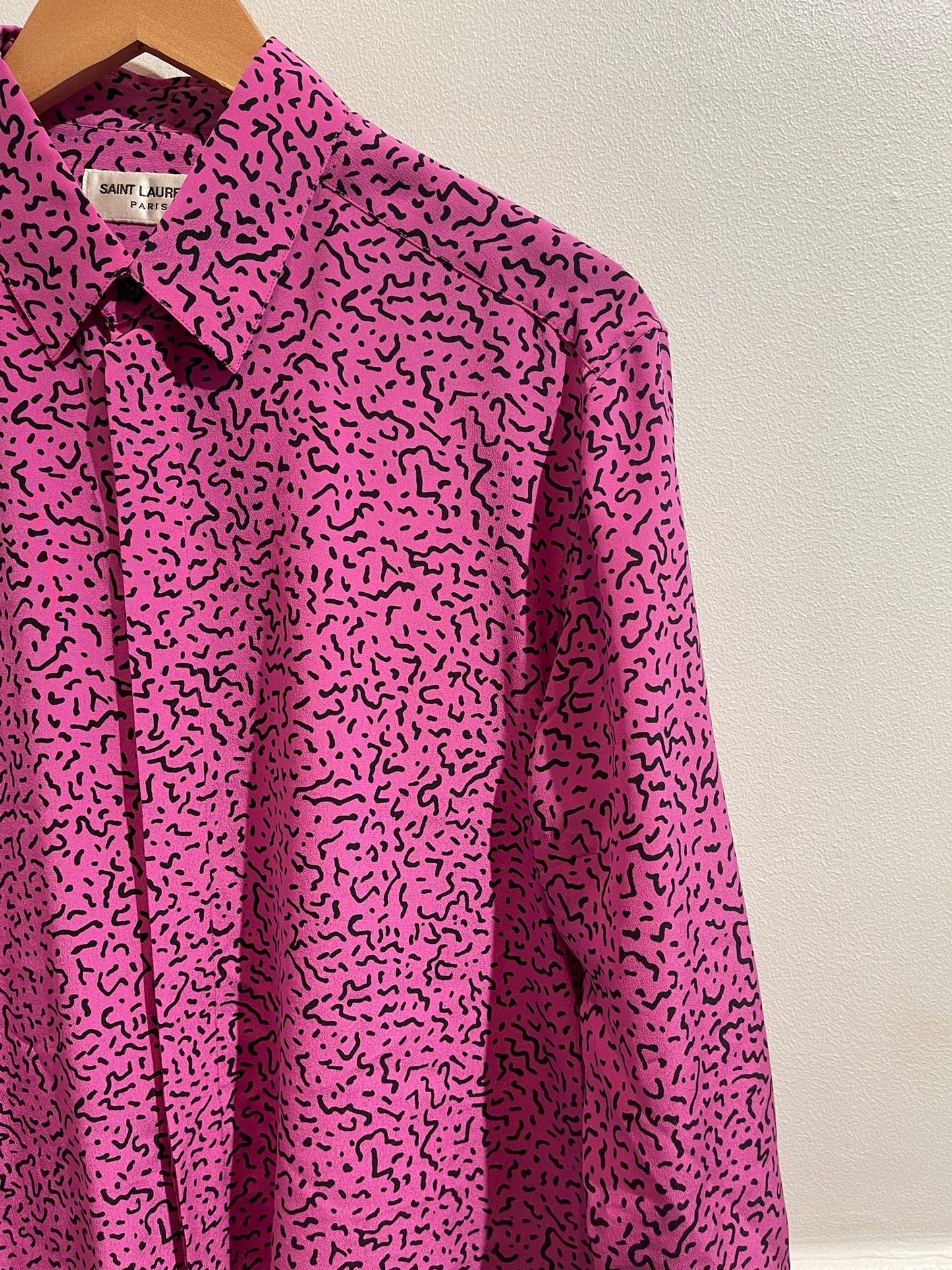 Chemisier Saint Laurent fushia T.40