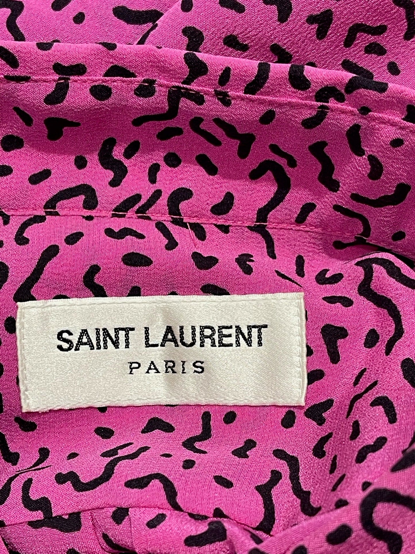 Chemisier Saint Laurent fushia T.40