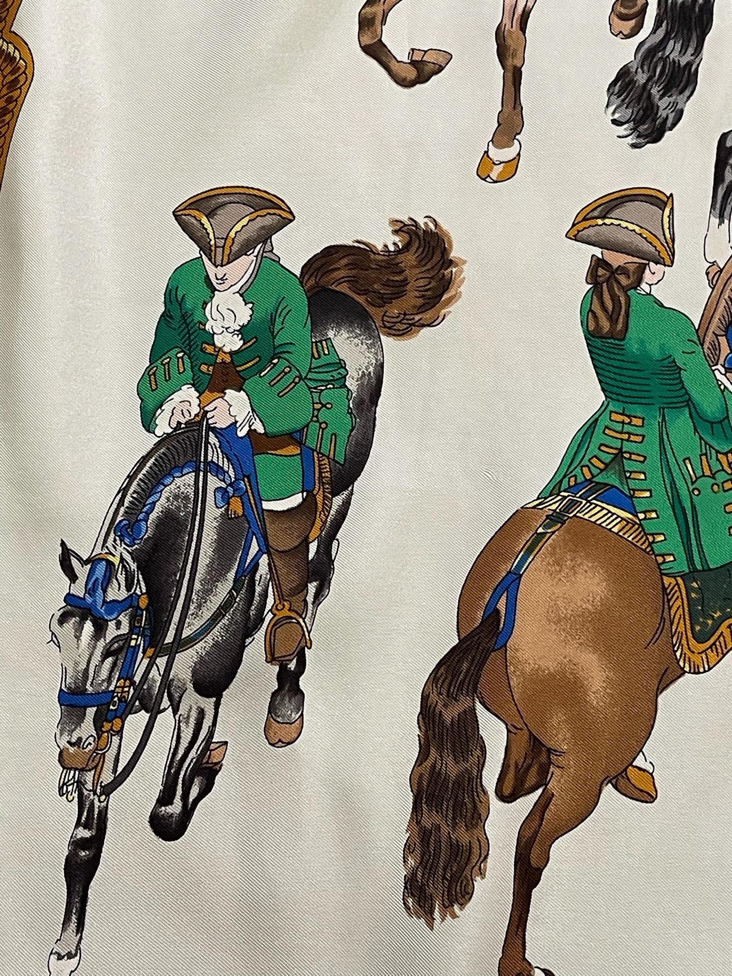 Foulard Hermès Reprise rouge