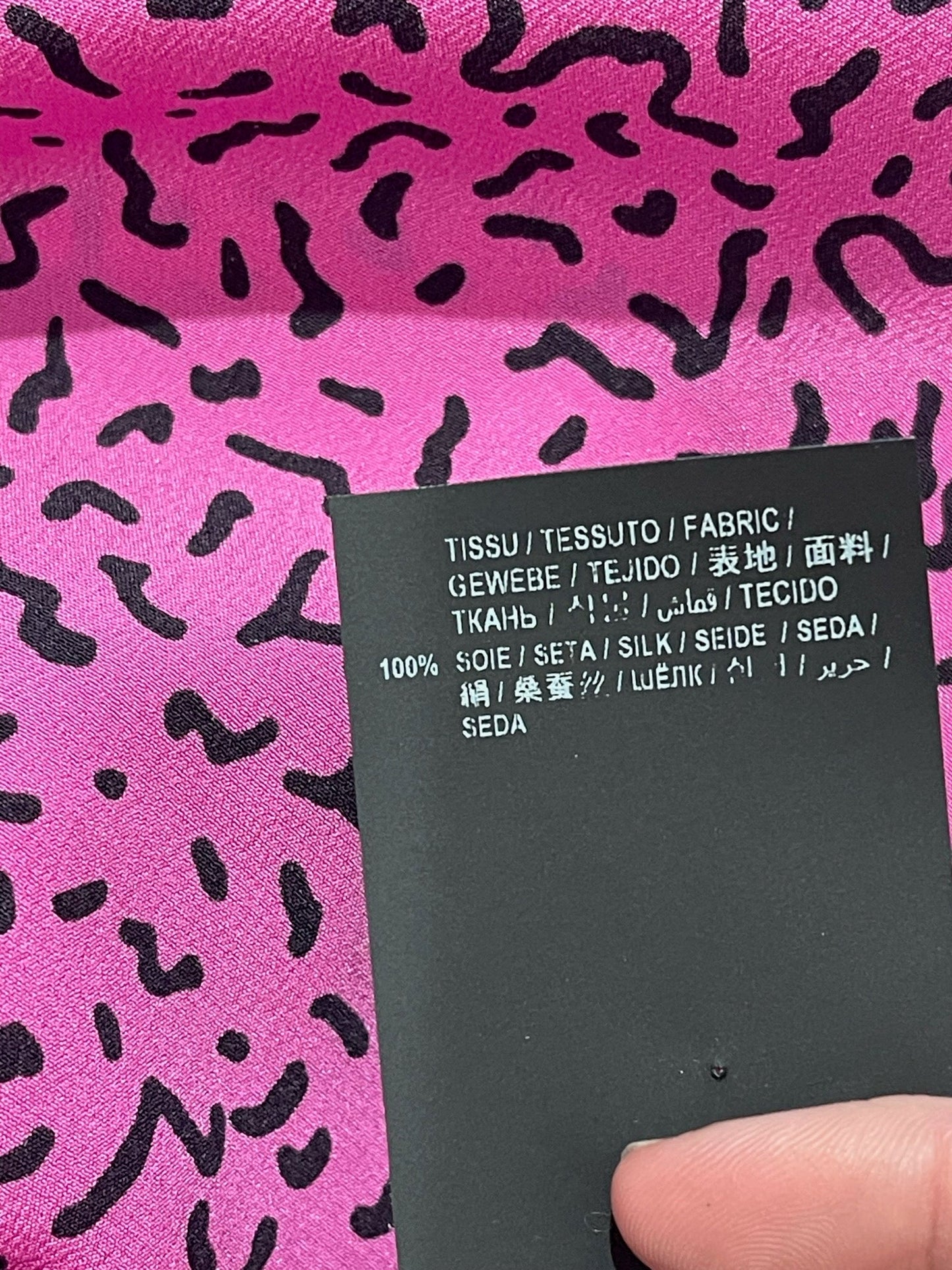 Chemisier Saint Laurent fushia T.40