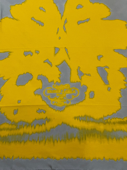 Foulard Hermès Bride de gala Wash jaune